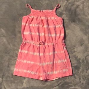 Girls Tye Dye Romper